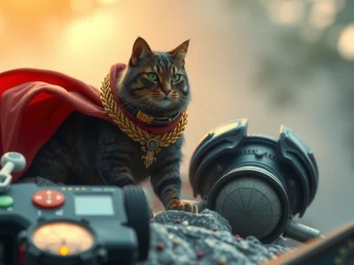 A história de Gato Guerreiro, o fiel companheiro do herói He-Man