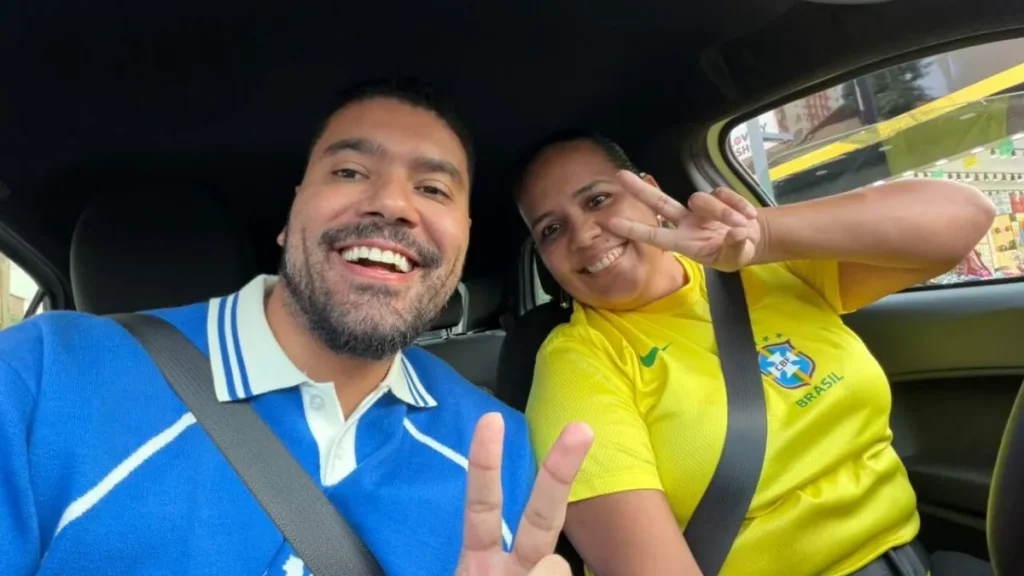 Motoristas de app enfrentam alta demanda na estreia da Copa
