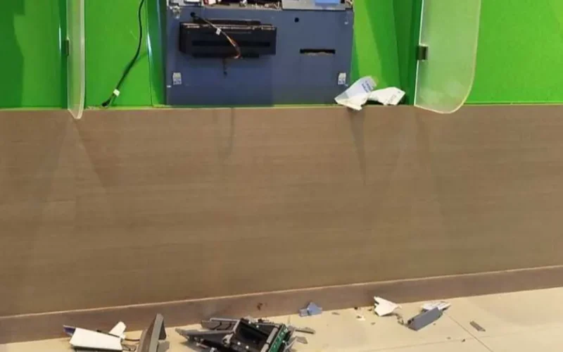 Tentativa de furto explode caixa eletrônico na Zahran