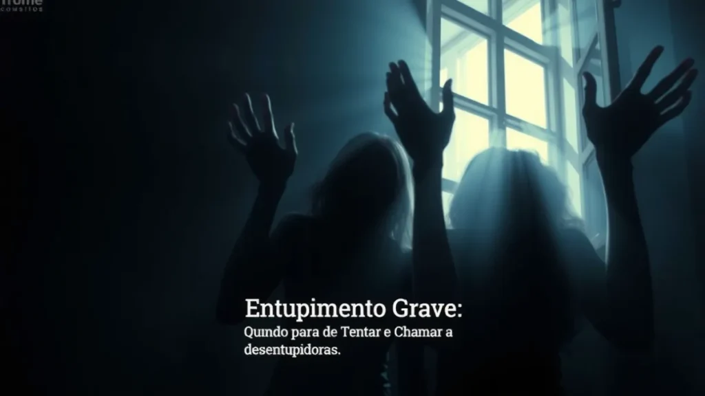 Entupimento Grave: Quando Parar de Tentar e Chamar a desentupidoras