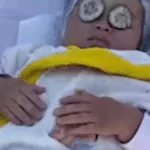 Bebês ganham spa com pepino e massagem em último dia de aula