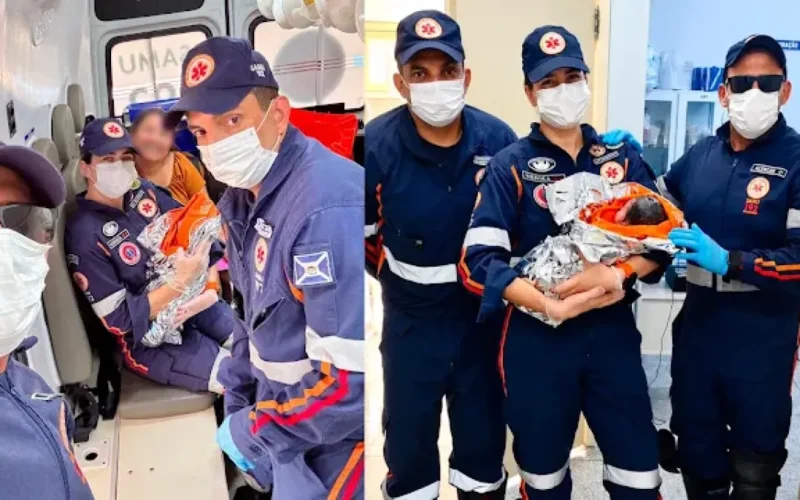 Parto na BR-262: bebê nasce dentro de ambulância em Aquidauana