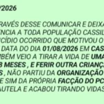 Comando Vermelho nega mortes e culpa PCC em Cassilândia