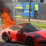 Pai e filho escapam de incêndio em Porsche de R$ 1 milhão no Dia dos Pais